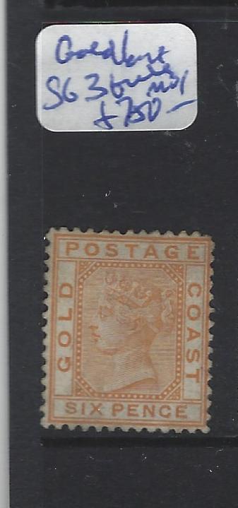 GOLD COAST   (P0512B)  QV 6D  CC SG 3   MOG    VERY SCARCE