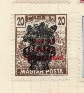 Hungary 1919 Early Issue Fine Mint Hinged 20f. Optd NW-183752