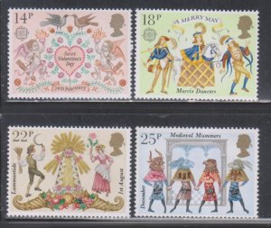 Great Britain,  Folklore (SC# 933-936) MNH SET