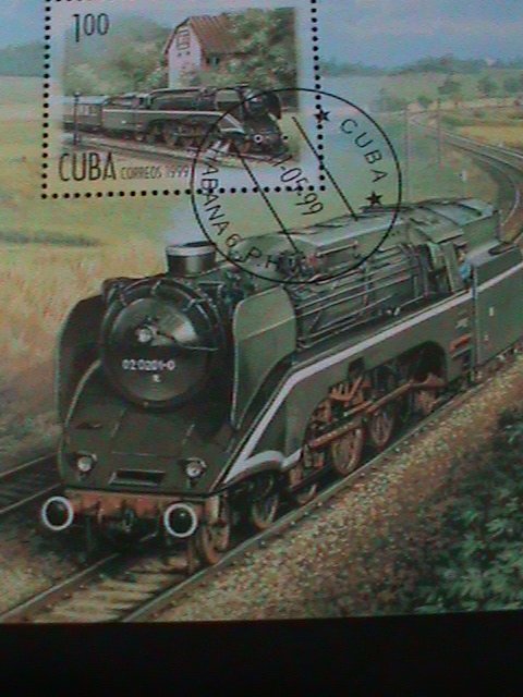 ​CUBA-1999-SC#4006- IBRA'99-WORLD.STAMP SHOW-NURENBERG-CTO S/S VF LAST ONE