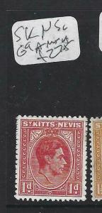 ST KITTS  NEVIS  (P1602B)  KGVI 1D  SG 69A   MNH