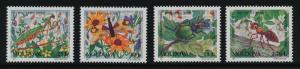 Moldova 239-43 MNH Insects, Flowers