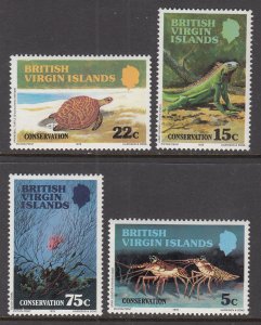 British Virgin Islands 246-249 MNH VF