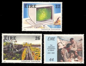 Ireland 1985 Scott #646-648 Mint Never Hinged