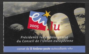 Luxembourg 1153  2005  booklet vf mint nh