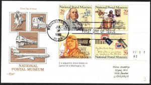 USA 1993 Mi.Nr. 2390 /3 Postal Museum Stamps on Stamps FDC