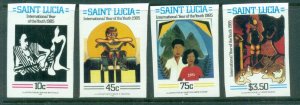 St Lucia 1985 Intl. Year of Youth MUH