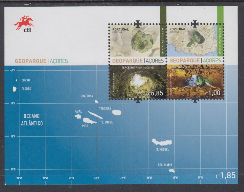 Azores 595 Souvenir Sheet MNH VF