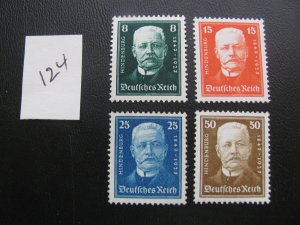 Germany 1927 MNH SC B19-22 SET VF/XF 100 EUROS (124)