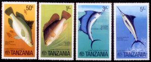 Tanzana 1977 SC# 66-9 Birds MNH-OG E32