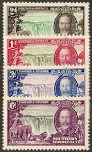 Southern Rhodesia Stamps # 33-36 MLH VF Scott Value $42.50