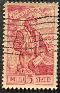 US # 1268 Used F/VF 5c 700th Anniversary: Dante 1965 [B52.4.3]