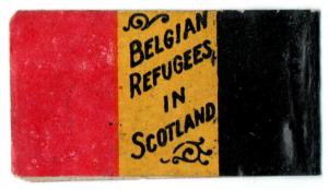 (I.B-CK) Cinderella : Great War Flag Day (Belgian Refugees in Scotland)