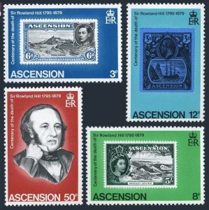 Ascension 247-250,MNH.Michel 249-252. Sir Rowland Hill 1979.Ship.