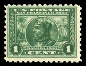 United States, 1910-30 #401 Cat$25, 1914 1c green, hinged