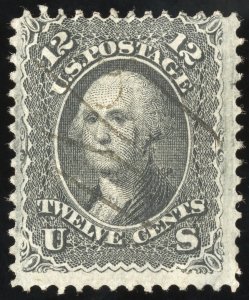 US Stamps # 97 Used Fresh Light Cancel Scott Value $260.00