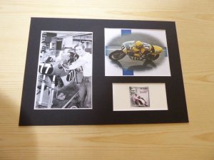 Jarno Saarinen Sao Tome and Principe stamp and mounted photographs mount size A4