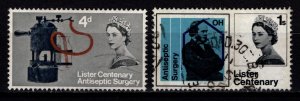 Great Britain 1965 Centenary of Antiseptic Surgery, Set [Used]