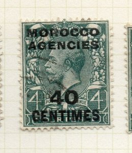 Morocco Agencies French Zone 1917-24 Issue 40c. Optd Surcharged NW-180689
