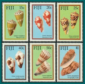 Fiji 1987 Cone Shells, MNH  #564-569,SG751-SG756