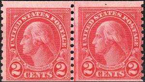 U.S. 599A F+ NH JL PAIR (90718)