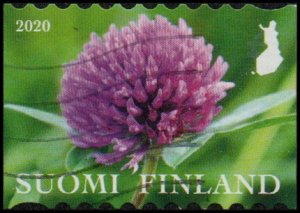 Finland 1615 - Used - (1.60€) Red Clover (2020) (cv $3.75)