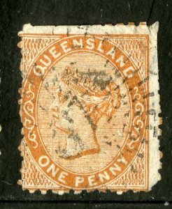 QUEENSLAND 57b USED SCV $9.00 BIN $4.00 ROYALTY