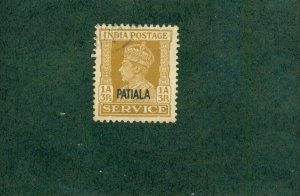 PATIALA INDIAN STATE O68 USED BIN $0.50