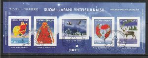 2010 Finland - Sc 1365 - used VF - 1 Souvenir Sheet - Christmas