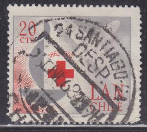 Chile C249 Centenary of the International Red Cross 1963