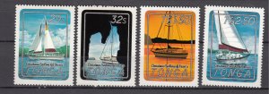 J27599 1983 tonga set mh #555-8 sports