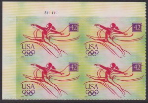 4334 Summer Olympics Plate Block MNH