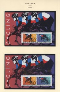 Scott 3119 - Cycling + Tour Of China Cycling. Sheets. MNH. OG.  #02 3119s2