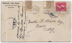 1895 New Haven, CT to Baltimore, MD Officially Sealed Sc # OX7 (58896)