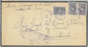 77172  - GUATEMALA  - Postal HIistory -  MOURNING COVER from MAZATENANGO 1948