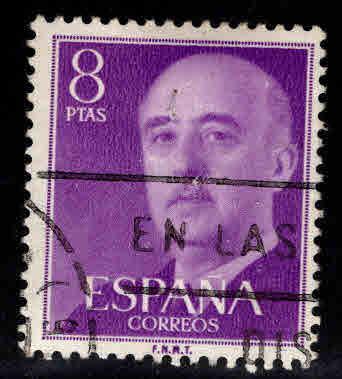 SPAIN Scott 834 Used Franco stamp