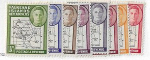 Falkland Islands Dependencies Sc #1L1-8  set of 8 G VF