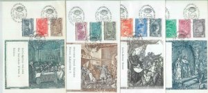 77787 - ITALY - Postal History - Set of 6 cover - COLOMBUS Football  MILAN 1992