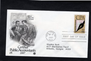 2361 CPA, FDC Art Craft/PCS cachet addressed