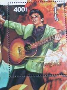 ​MONGOLIA STAMP:1995 SC#2229  ELVIS PRESLEY MNH S/S VERY FINE
