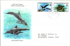 Turks & Caicos Is., Worldwide First Day Cover, Birds, Animals