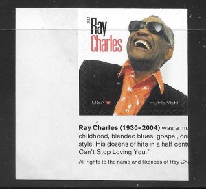 #4807 Ray Charles MNH Single