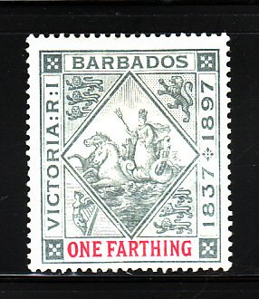 Barbados 81 MHR Badge of the Colony (A)