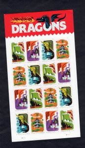 5307-5310 Dragons, MNH sheet/16