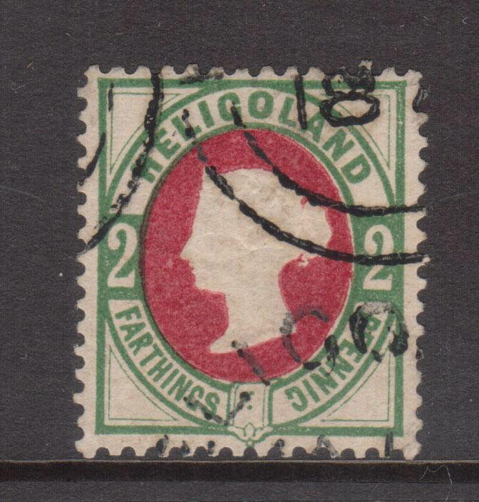 Heligoland #15 (Michel #12) VF Used **With Certificate** 