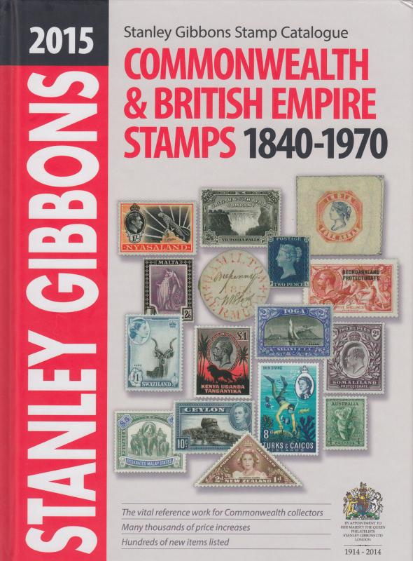 Stanley Gibbons 2015 Commonwealth & British Empire 1840-1970, NEW