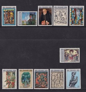 Iceland #461-471    MNH  1974 anniversary settlement of Iceland