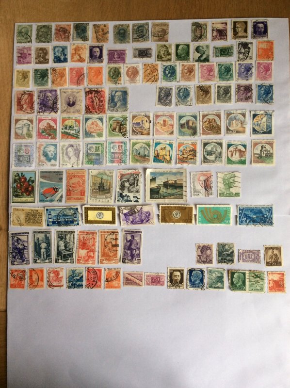 Italy 100+ stamps - Lot A