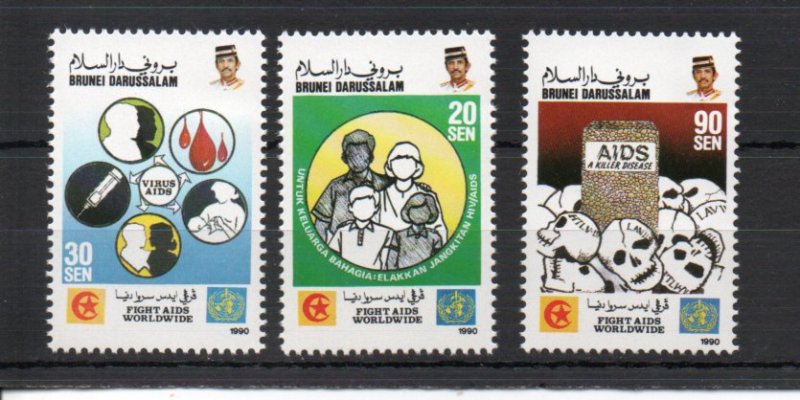 Brunei 420-422 MNH