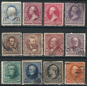 US 219-29 (includes 219D) Used VG/VF 1890-93 SCV $262.70